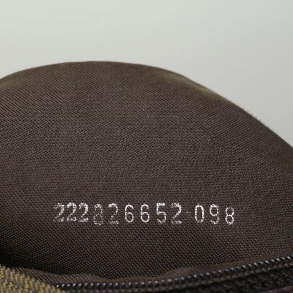 Fendi Pequin Brown Synthetic Shoulder Bag (Pre-Owned) - Picture 6 of 12